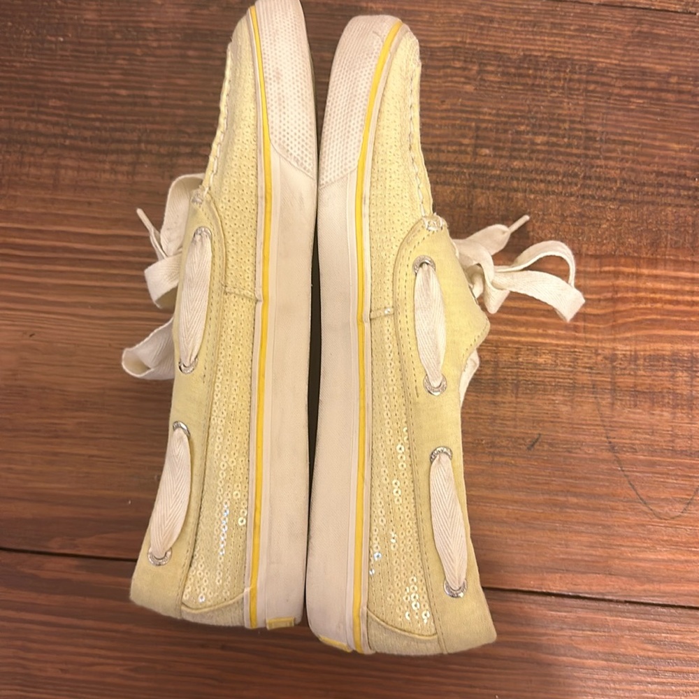 Yellow sequins sperrys - Picture 5 of 12